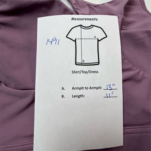 Under Armour Women's Sports Bra S Purple Medium Support Racerback - Picture 5 of 5